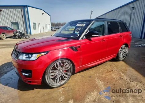 2017 Land Rover Range Rover Sport Hse Dynamic from USA, damaged, VIN SALWV2FV5HA175742